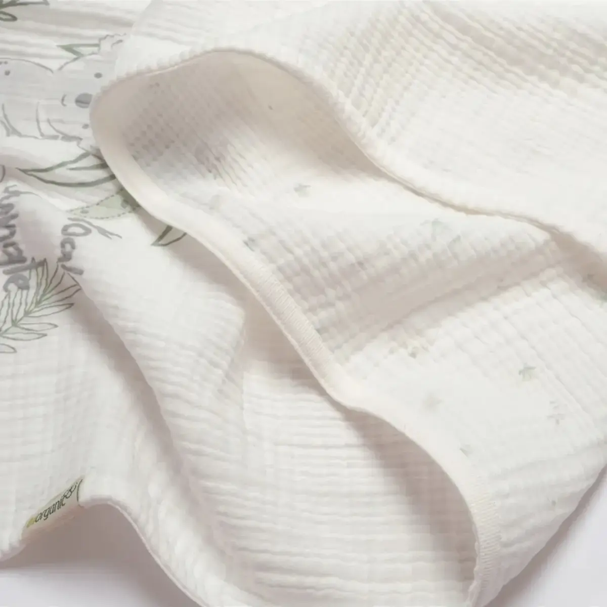 Bibaby Organik Müslin Battaniye Koala Jungle Gri