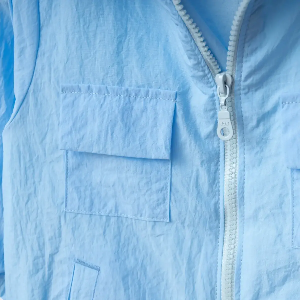 Bebolly Yağmurluk Kapaklı Cep Mavi