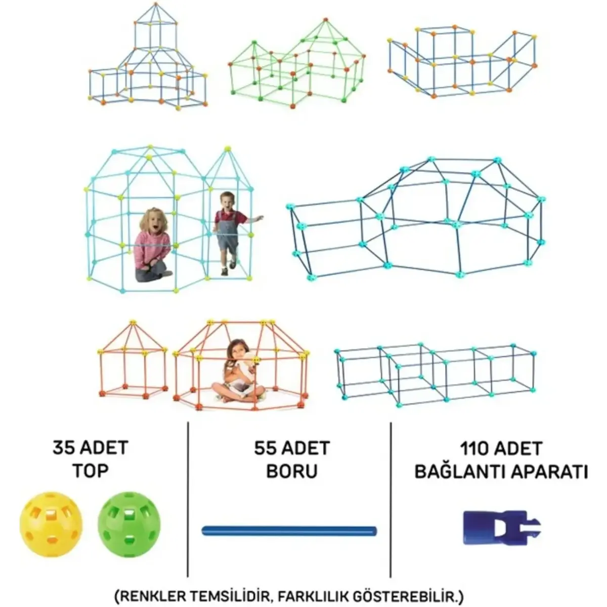 Kale Yapı Seti 200 Parça
