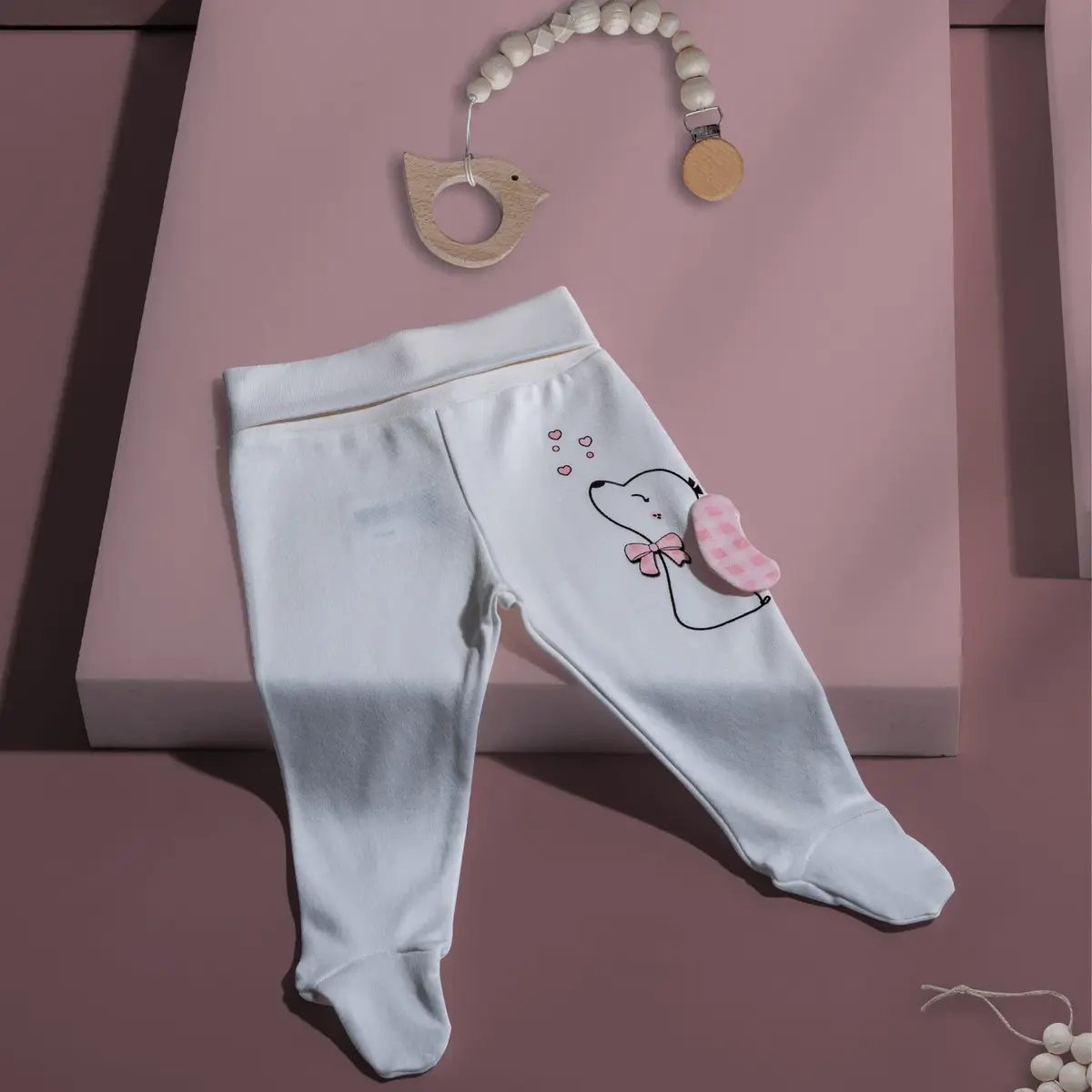 Tiffany Pantolon Patikli 2li Cheerful Dog Theme