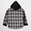 Overdo Sweatshirt Ayıcıklı Ekoseli Siyah