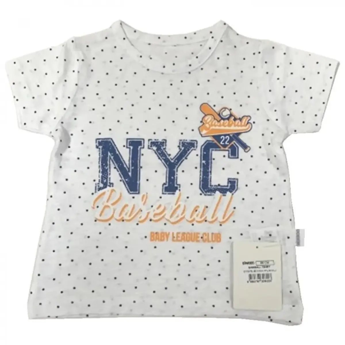 Bibaby T-Shirt Bimboo Siyah Puanlı Bibaby T-Shirt Bimboo Siyah Puanlı