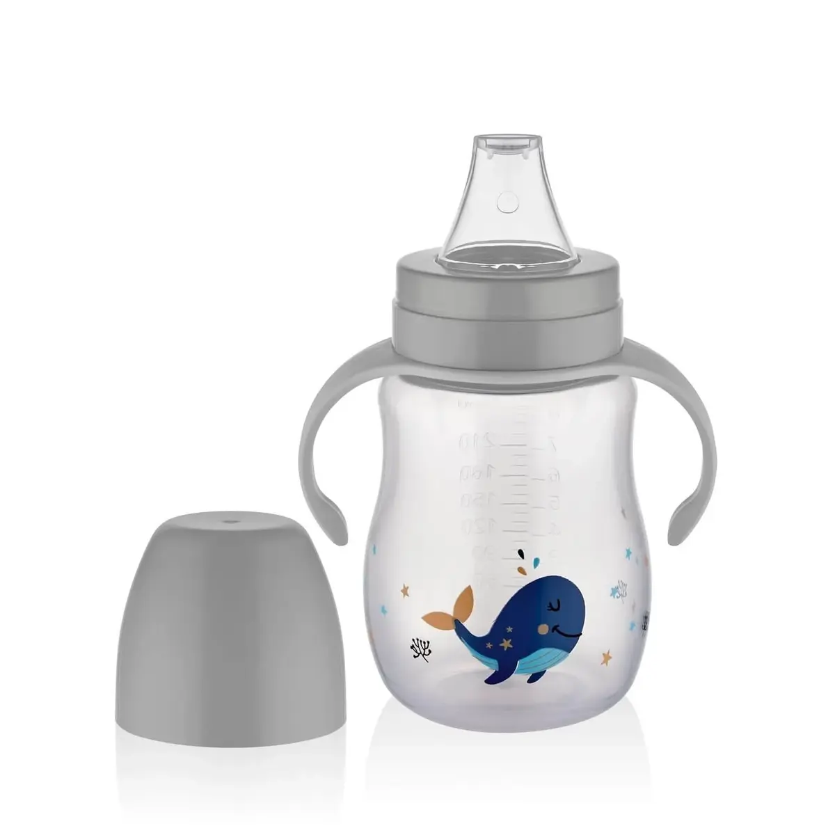 Babyjem Damlatmayan Suluk 250 ml Gri