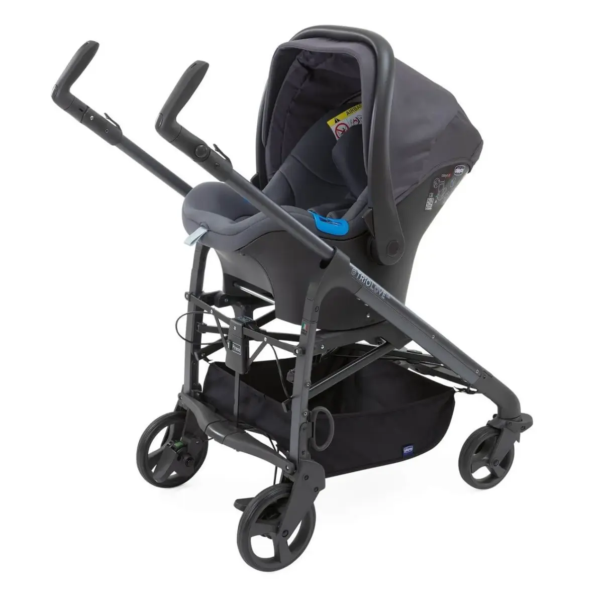 Chicco Trio Love Up Travel Sistem Bebek Arabası Moon Grey