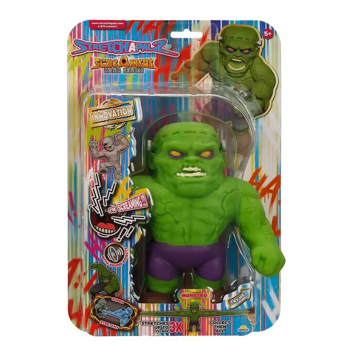 Sesli Screamers Gang Serisi Stretch Figürler- Monstro