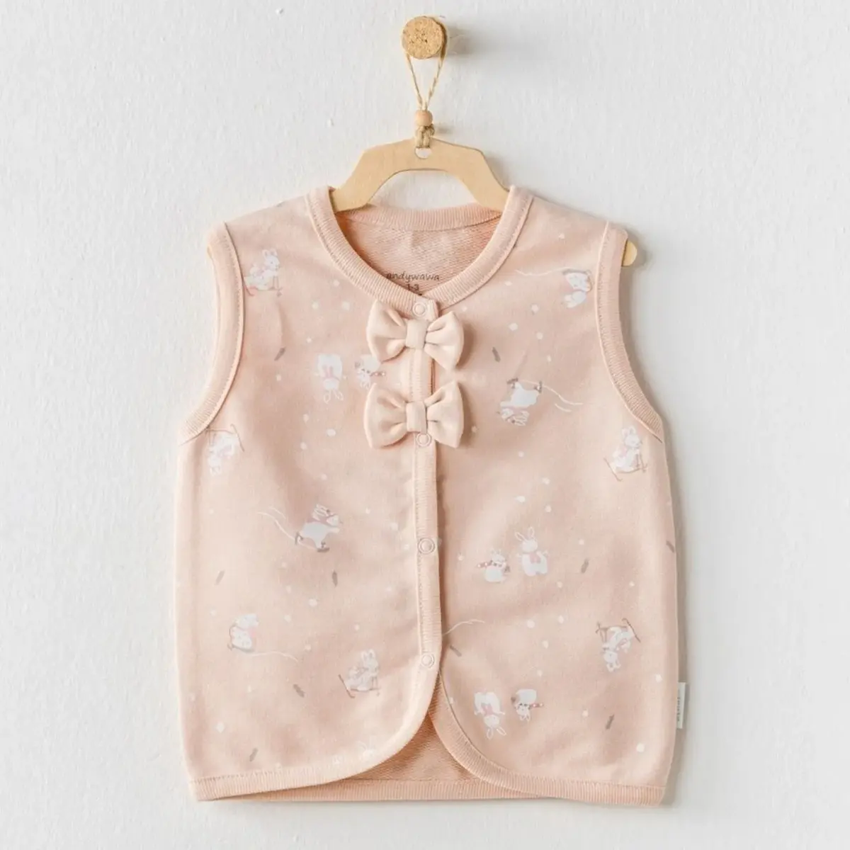 Andy Wawa Yelek Cute Bunnies Be Sking Pembe