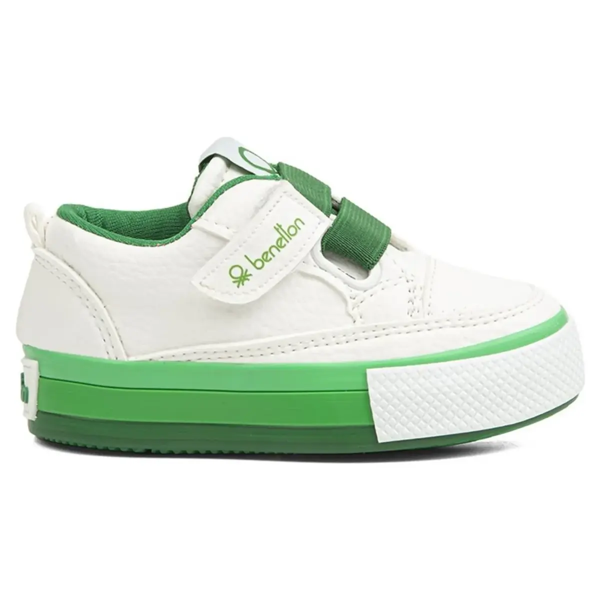Benetton Ayakkabı Spor Beyaz - Yeşil