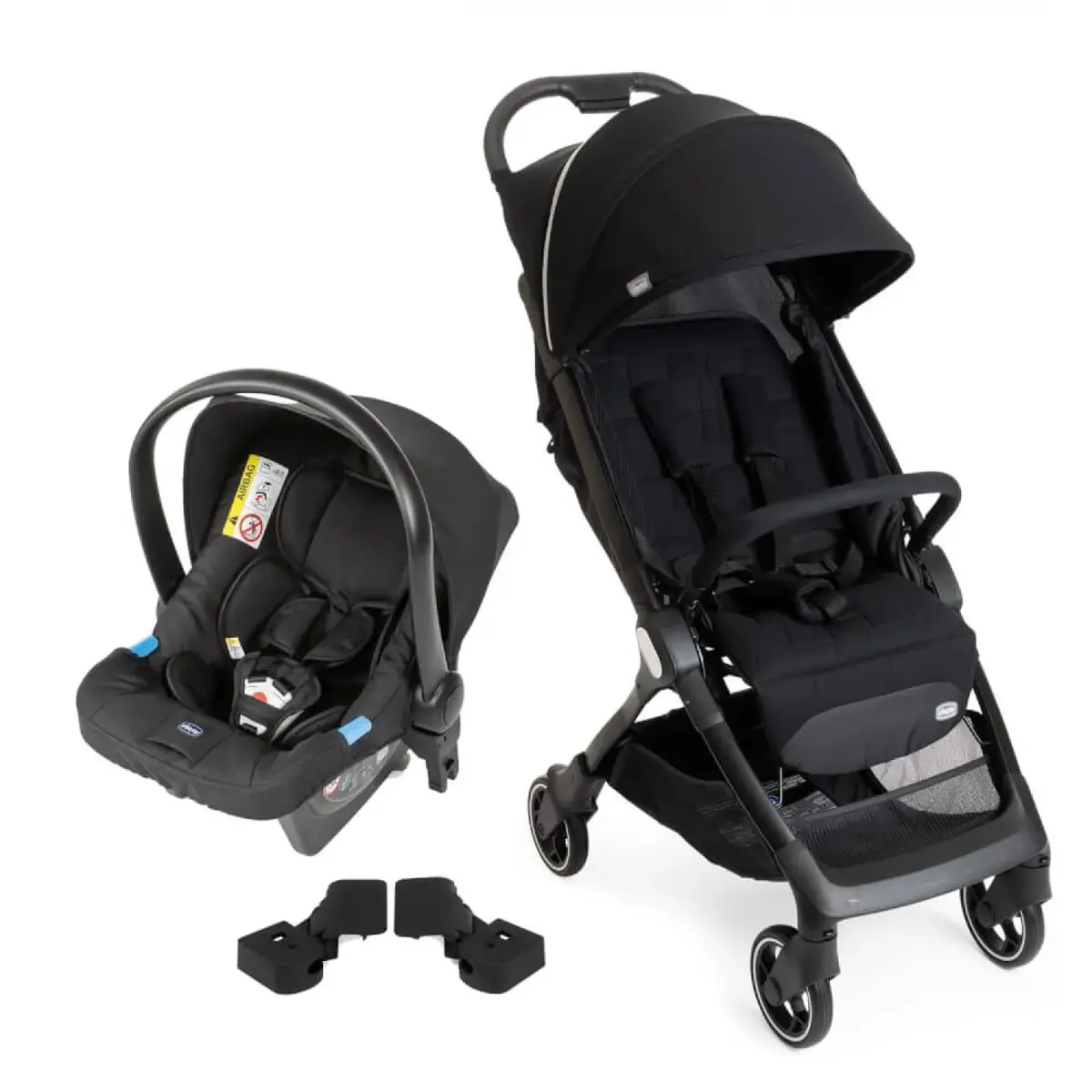 Chicco We Travel Sistem Bebek Arabası Black Chicco We Travel Sistem Bebek Arabası Black