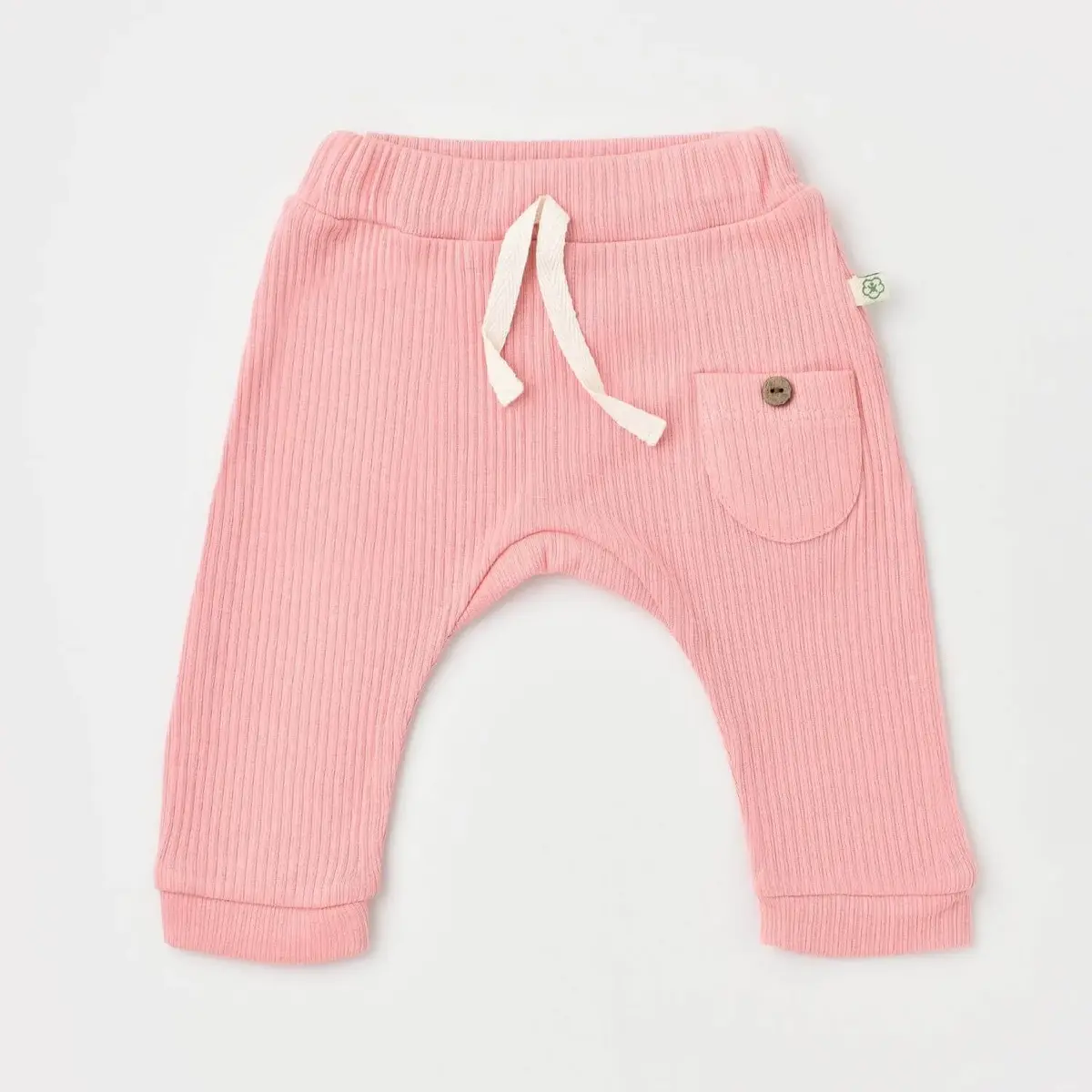 Bibaby Organik Pantolon Patiksiz Soft Modal Pembe Bibaby Organik Pantolon Patiksiz Soft Modal Pembe