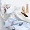 Bibaby Havlu Takımı Müslin Bambu Happy Together Mavi