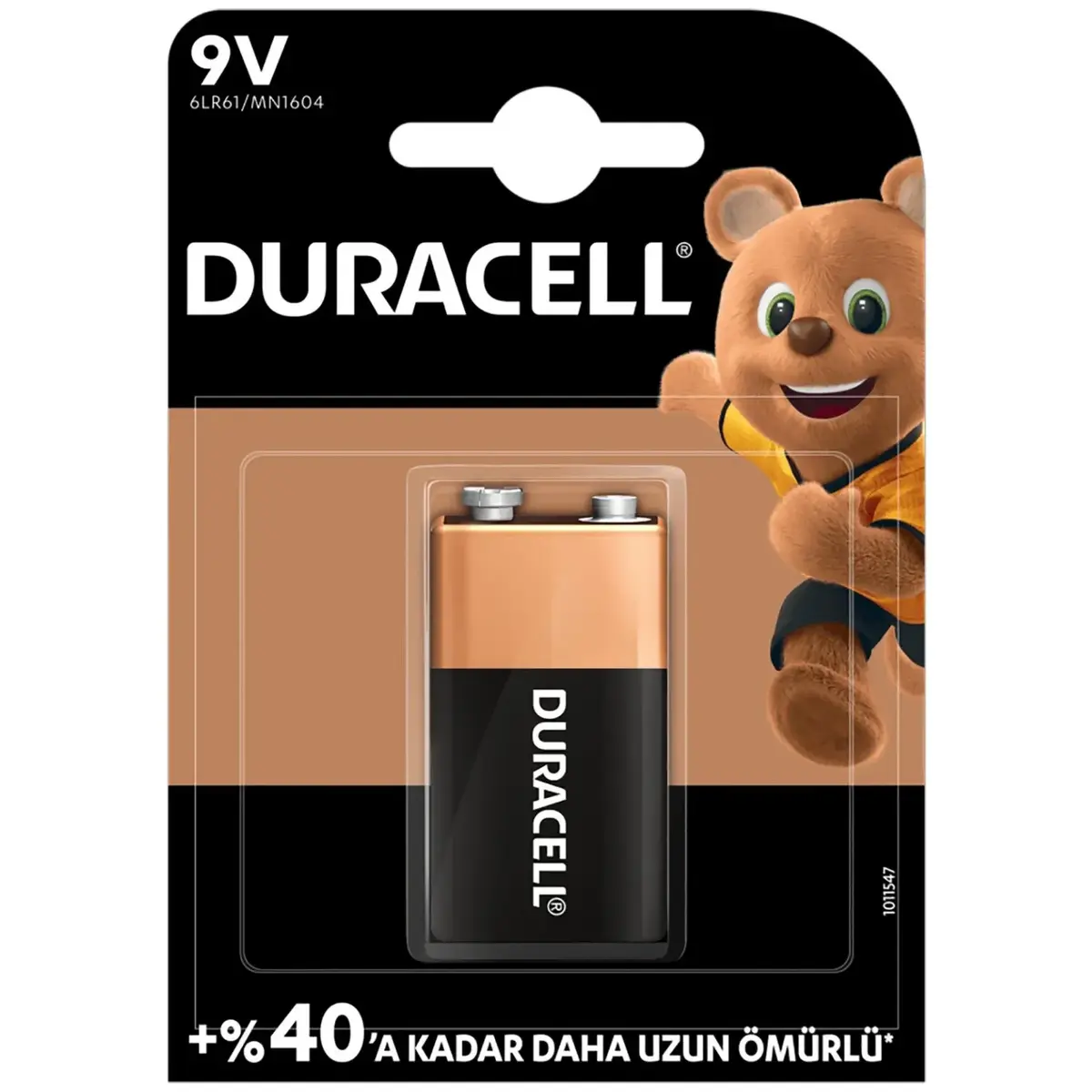 Duracell 9 Volt Pil