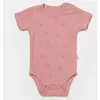 Bibaby Organik Body Kısa Kol Modal Play With Me Mint - Rose