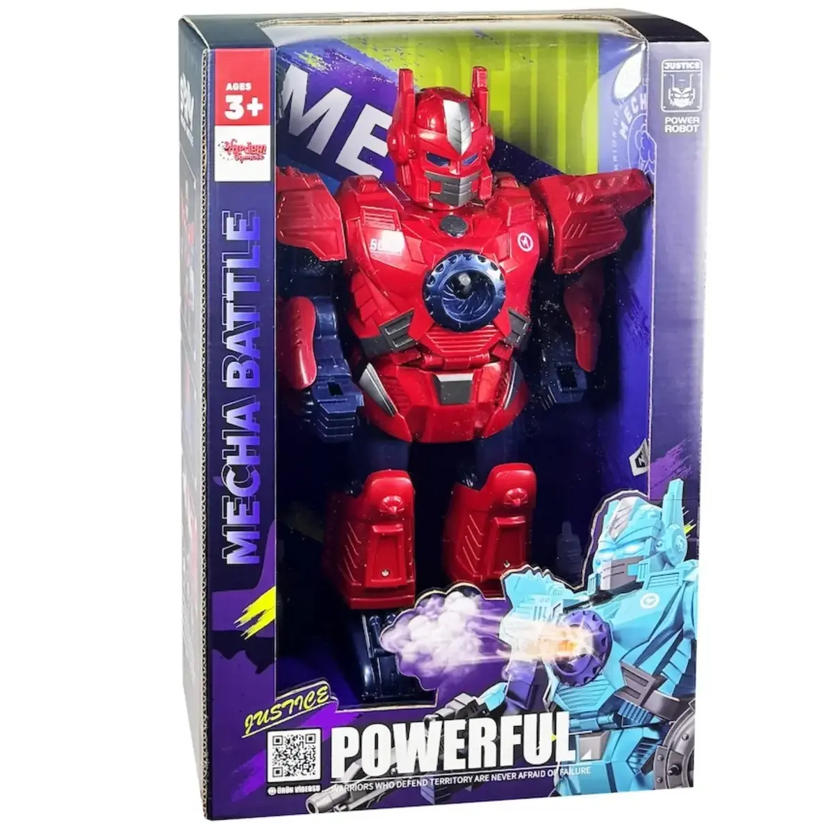 Vardem Işıklı ve Müzikli Buhar Çıkartan Hareketli Pilli Robot