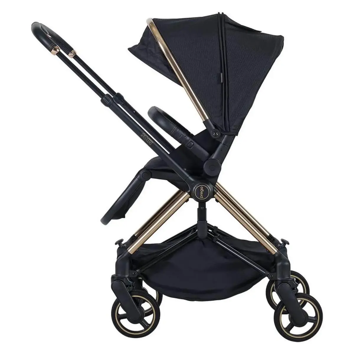 Prego 2066 Mios Travel Sistem Bebek Arabası Siyah