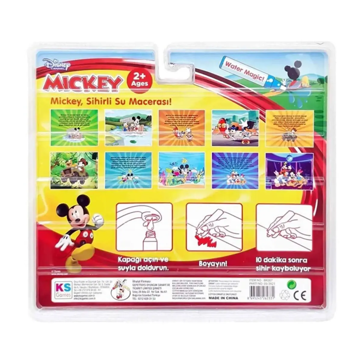 Sihirli Boyama Kitabı Disney Mickey 
