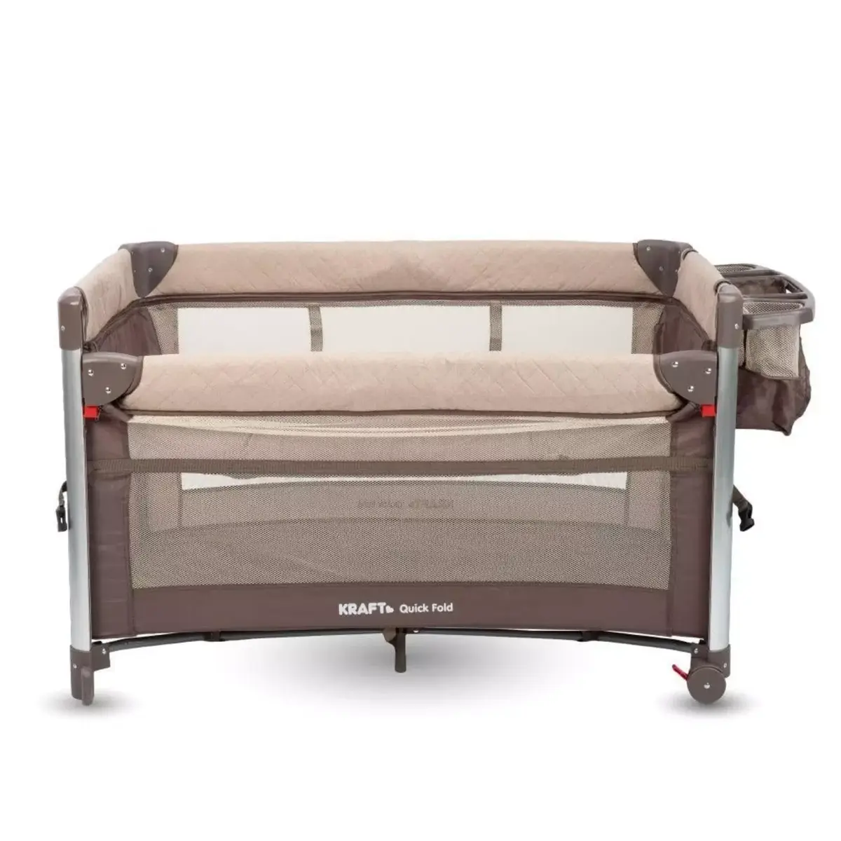 Kraft Quick Fold Anne Yanı Oyun Parkı 70x110 cm Brown