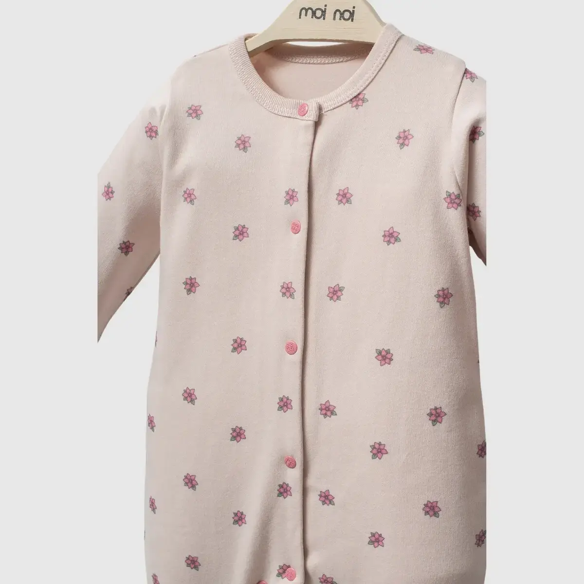 Moi Noi Tulum Şapka Takım Flowers Mürdüm