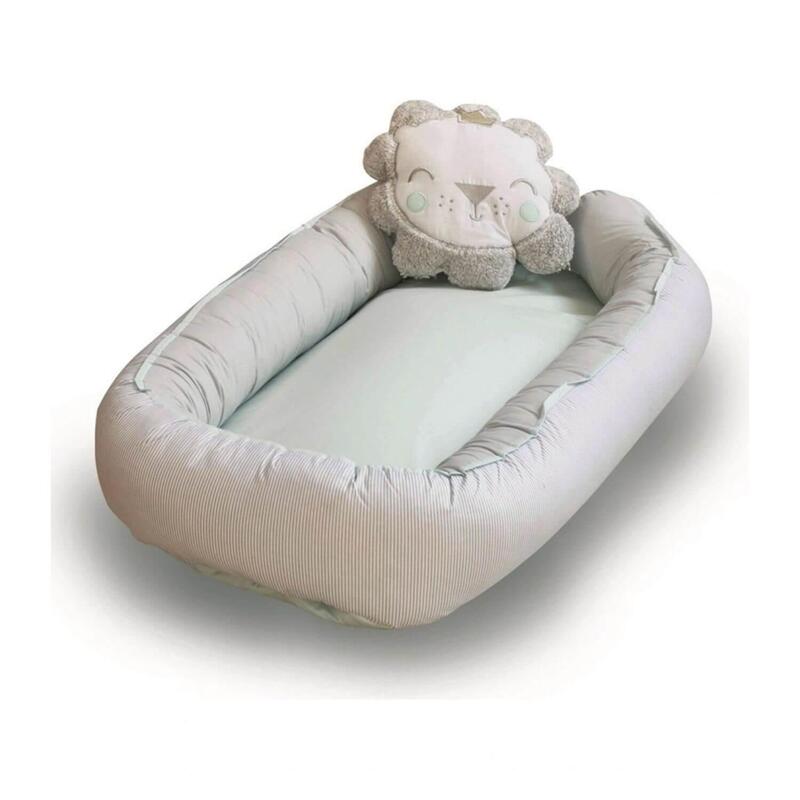 Bibaby Anne & Baba Yanı Yatağı Baby Nest Lüx Lion Mint