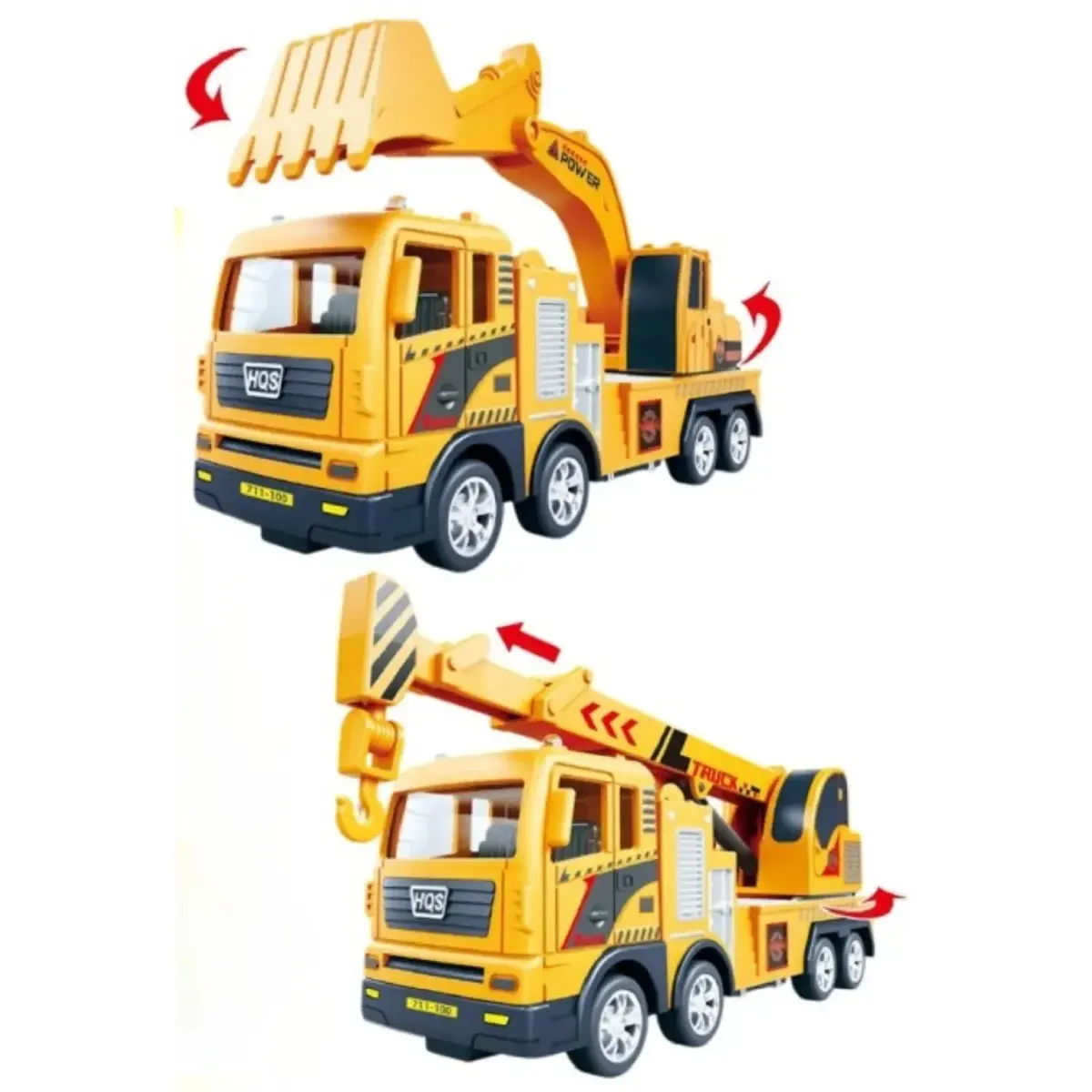 Vardem Sürtmeli Sarı Vinç ve Ekskavatör 1:50