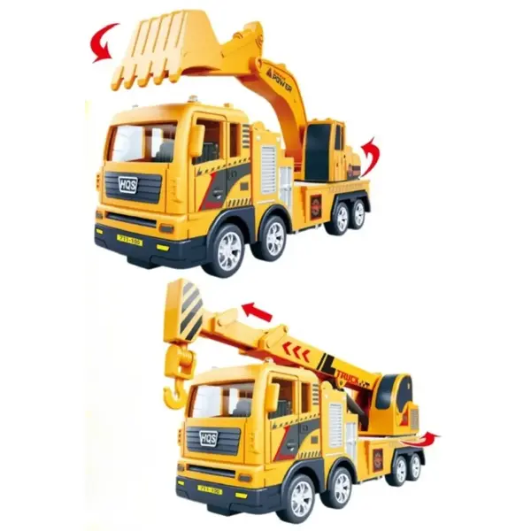 Vardem Sürtmeli Sarı Vinç ve Ekskavatör 1:50