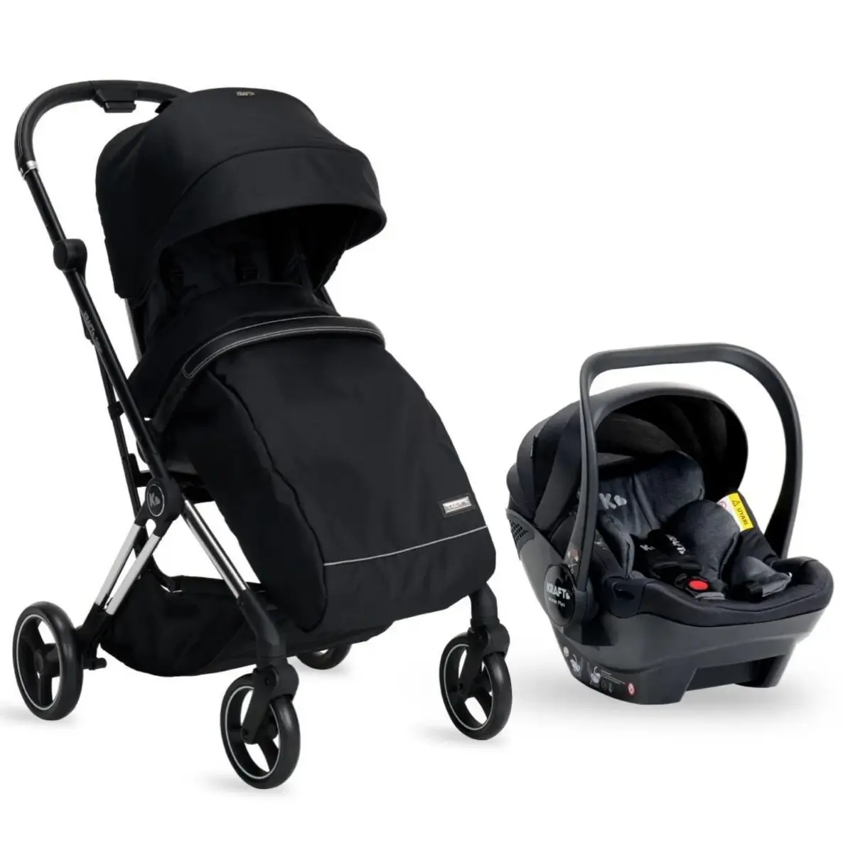 Kraft Tokyo 360 Travel Sistem Bebek Arabası Black