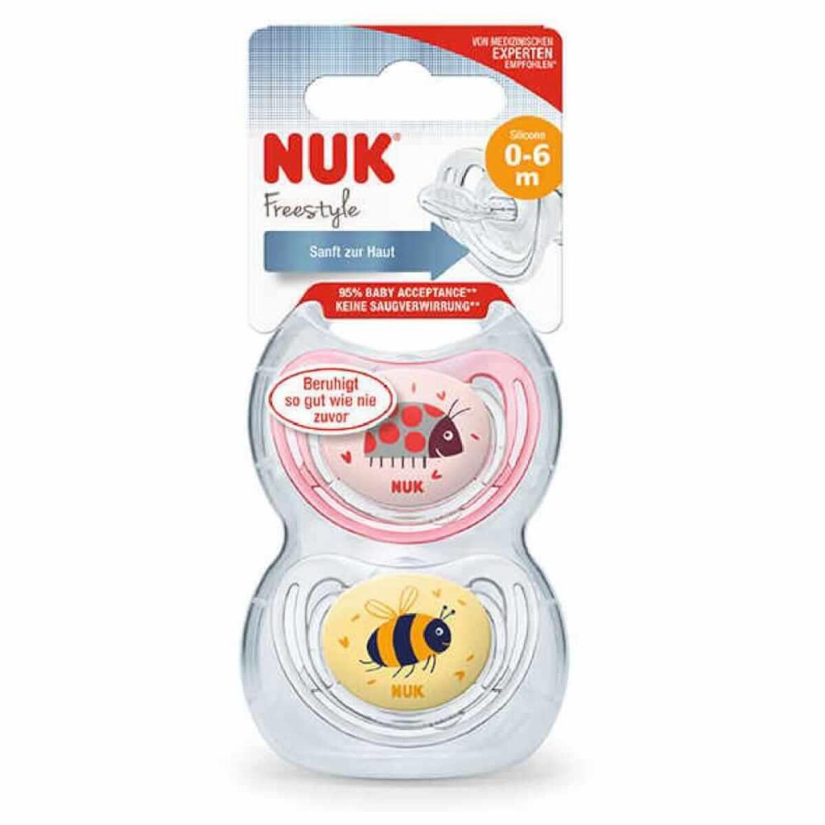 Nuk Freestyle Silikon Emzik 2li 0+ Ay Kız