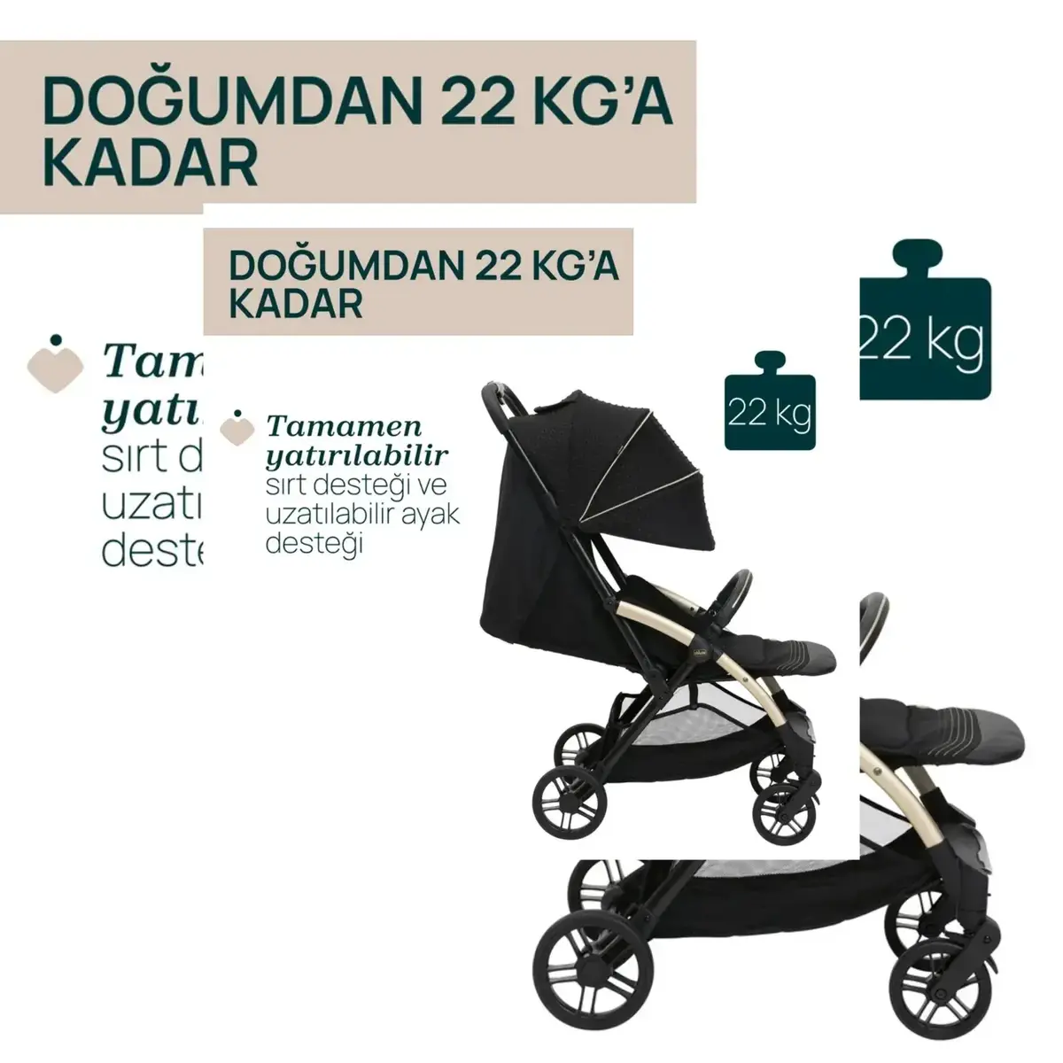 Chicco Goody XPlus Kabin Travel Sistem Bebek Arabası Dark Shadow