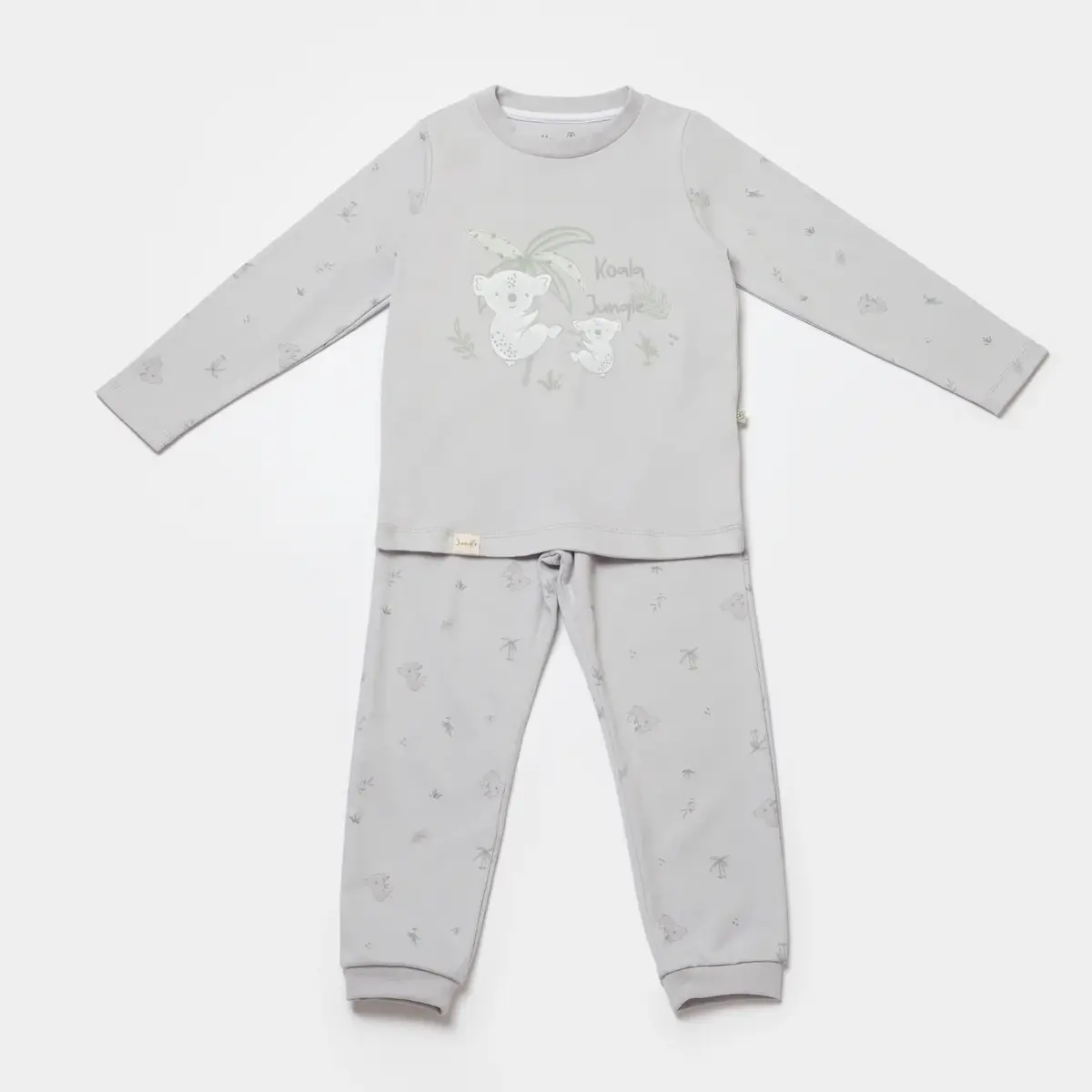 Bibaby Organik Pijama Takımı Koala Jumper Gri