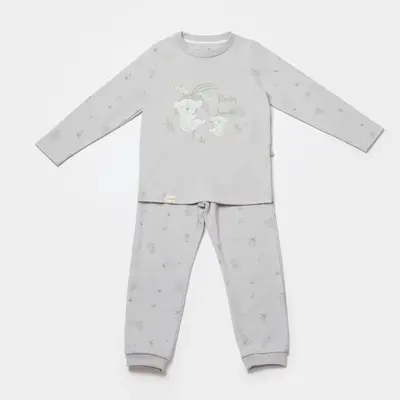 Bibaby Organik Pijama Takımı Koala Jumper Gri