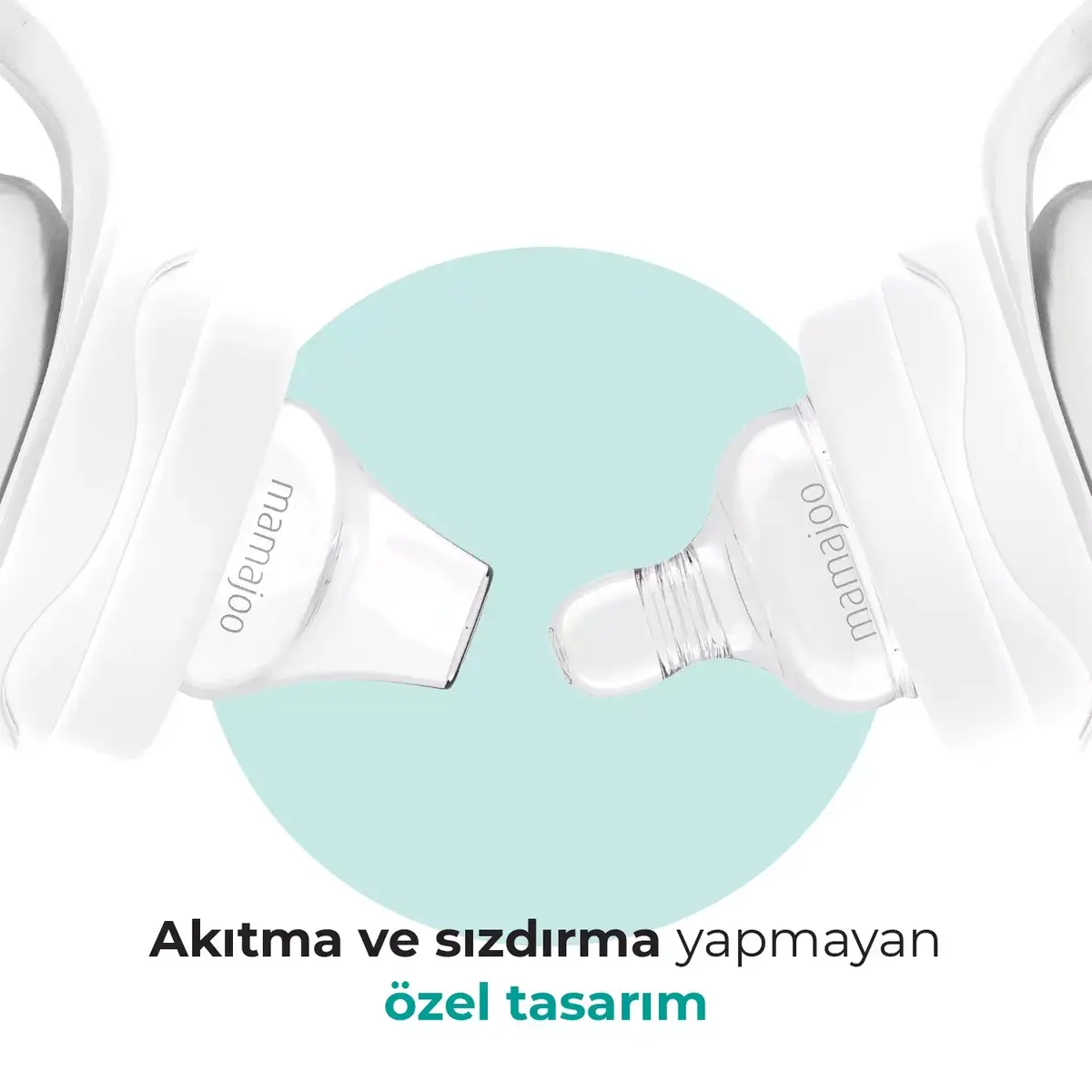 Mamajoo Kulplu Eğitici Biberon 160 ml & Anti-Kolik Silikon Bardak Ucu 6 Ay+ 