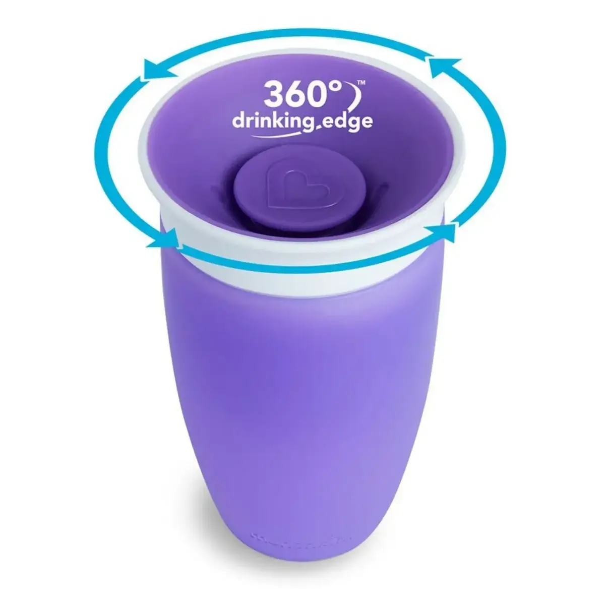 Munchkin Mucize 360 Alıştırma Bardağı Wildlove 296 ml Mor