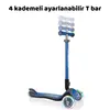 Globber Elite Deluxe Işıklı Scooter Lacivert