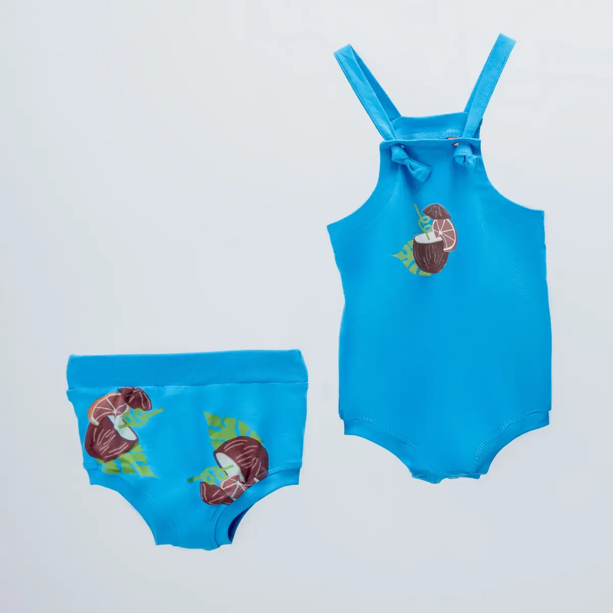 Moi Noi Body Takım Bağcıklı Mavi Moi Noi Body Takım Bağcıklı Mavi