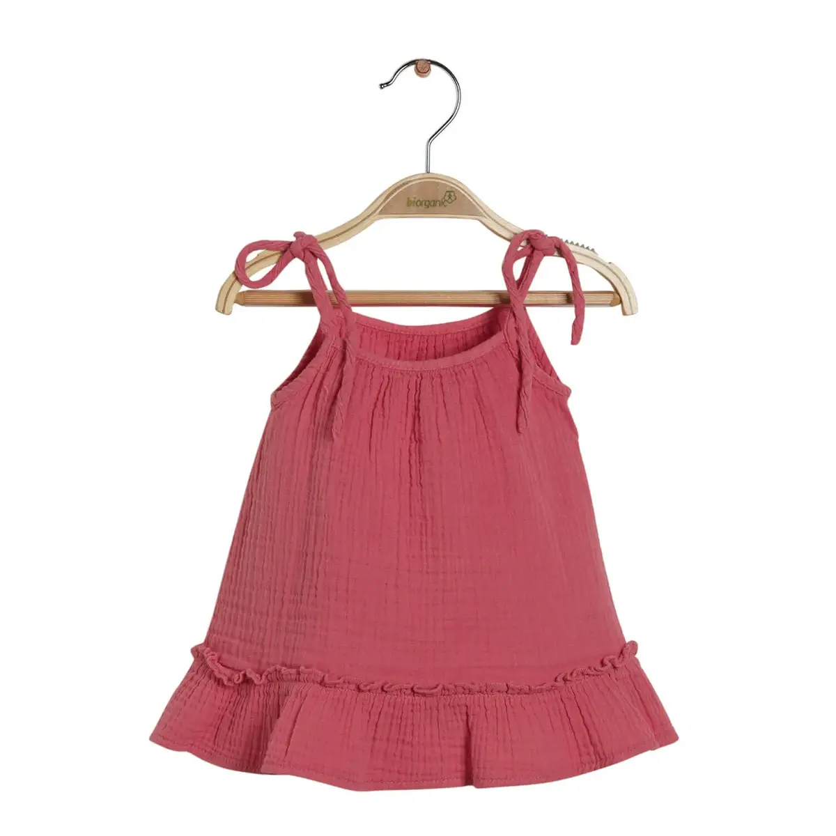 Bibaby Organik Elbise Lovely Is Tiny Nar Bibaby Organik Elbise Lovely Is Tiny Nar