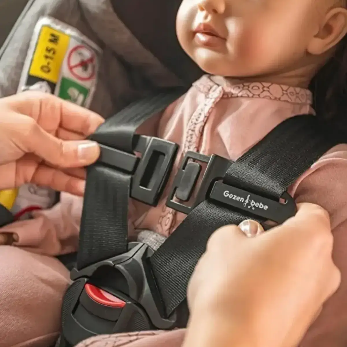 Gezenbebe Bebek Emniyet Kemer Klipsi Black