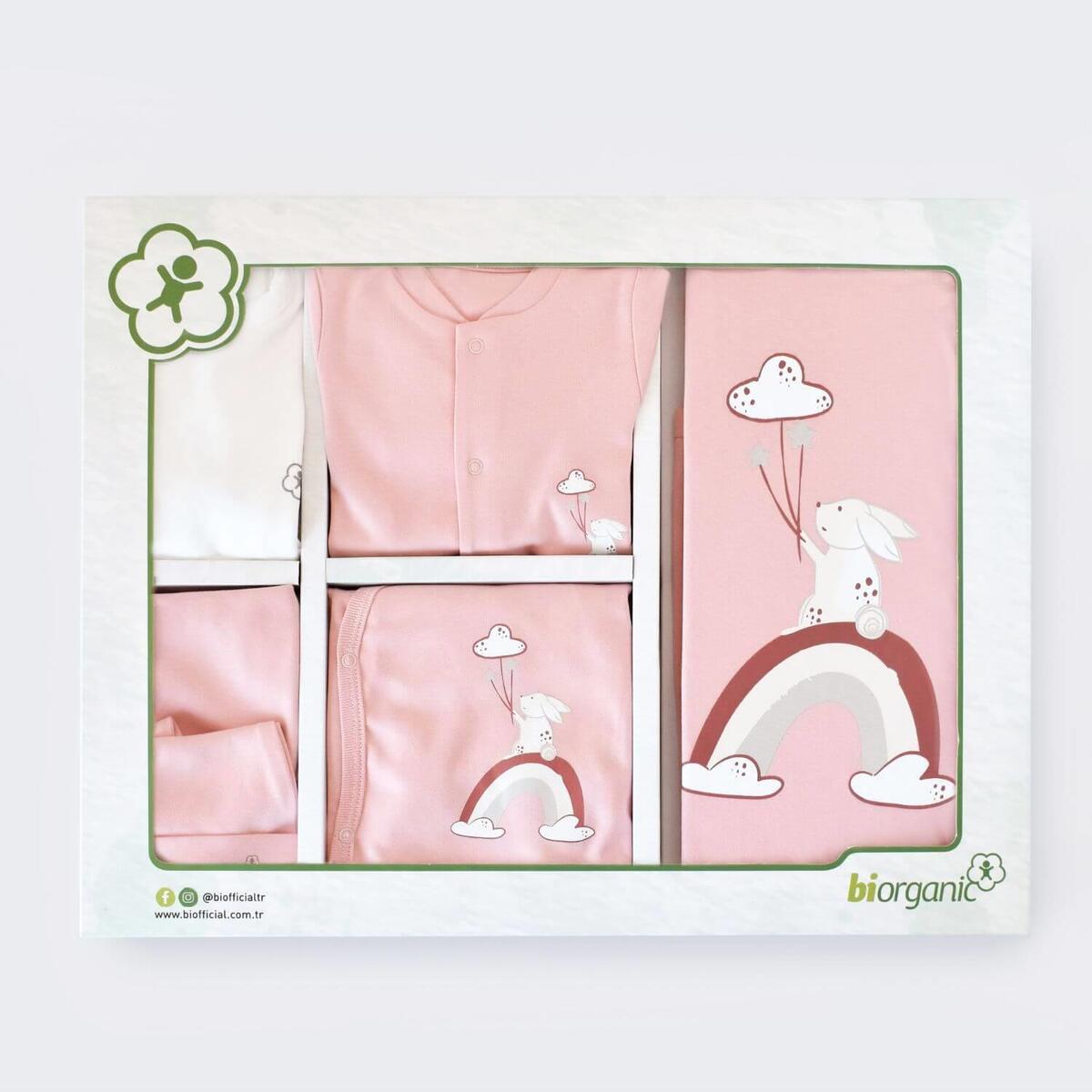 Bibaby Organik Hastane Çıkışı 10lu Live Color Rabbit Somon