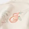 Bibaby Organik 2li Takım Şortlu Summer Fruit Light Cream - Caramel