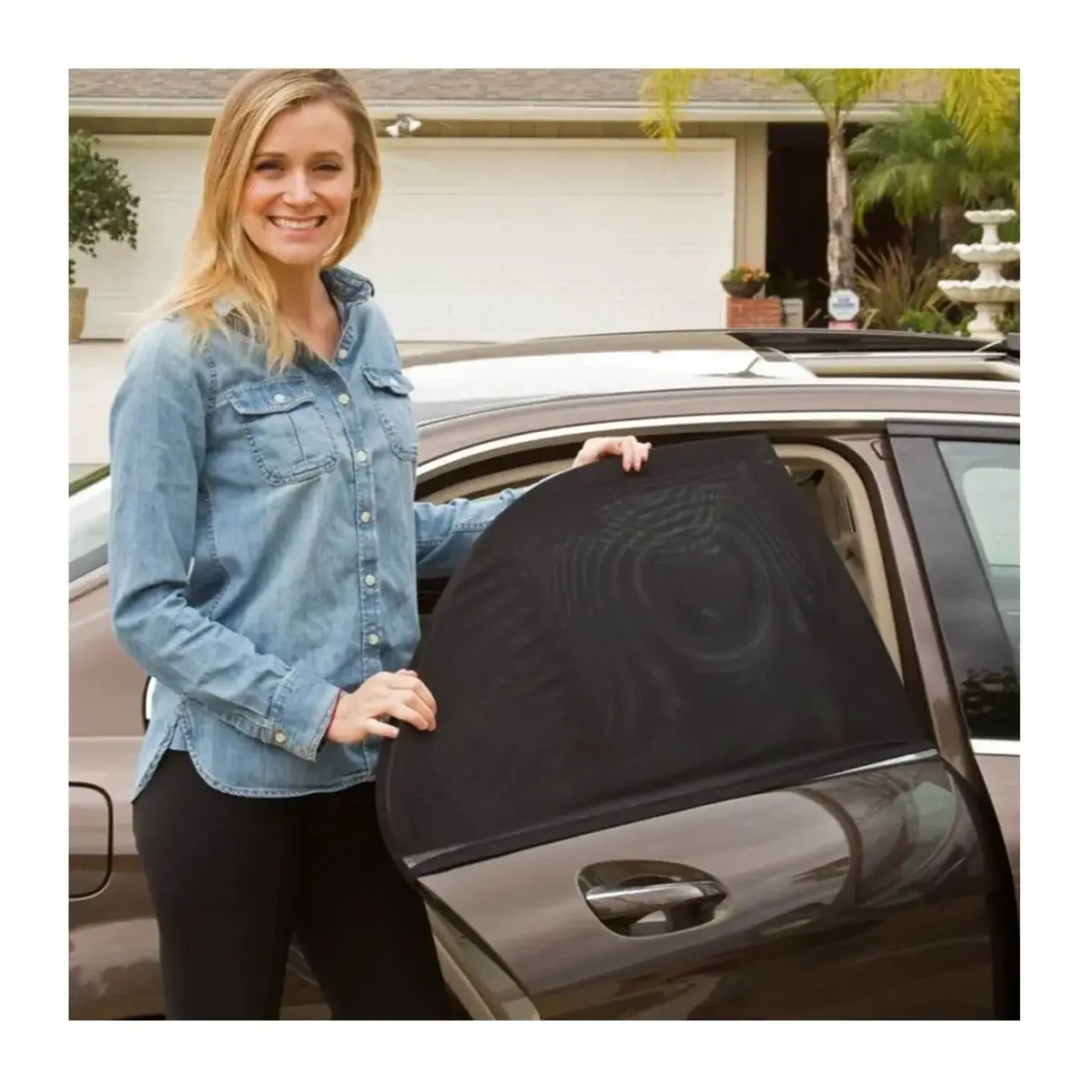 Babyjem Oto Cam Perdesi 52x84 cm 2li