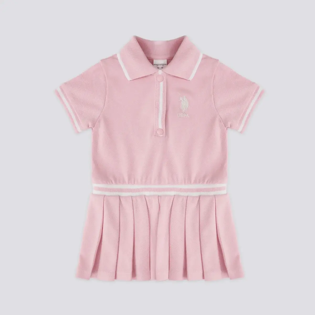 U.S. Polo Elbise Toz Pembe