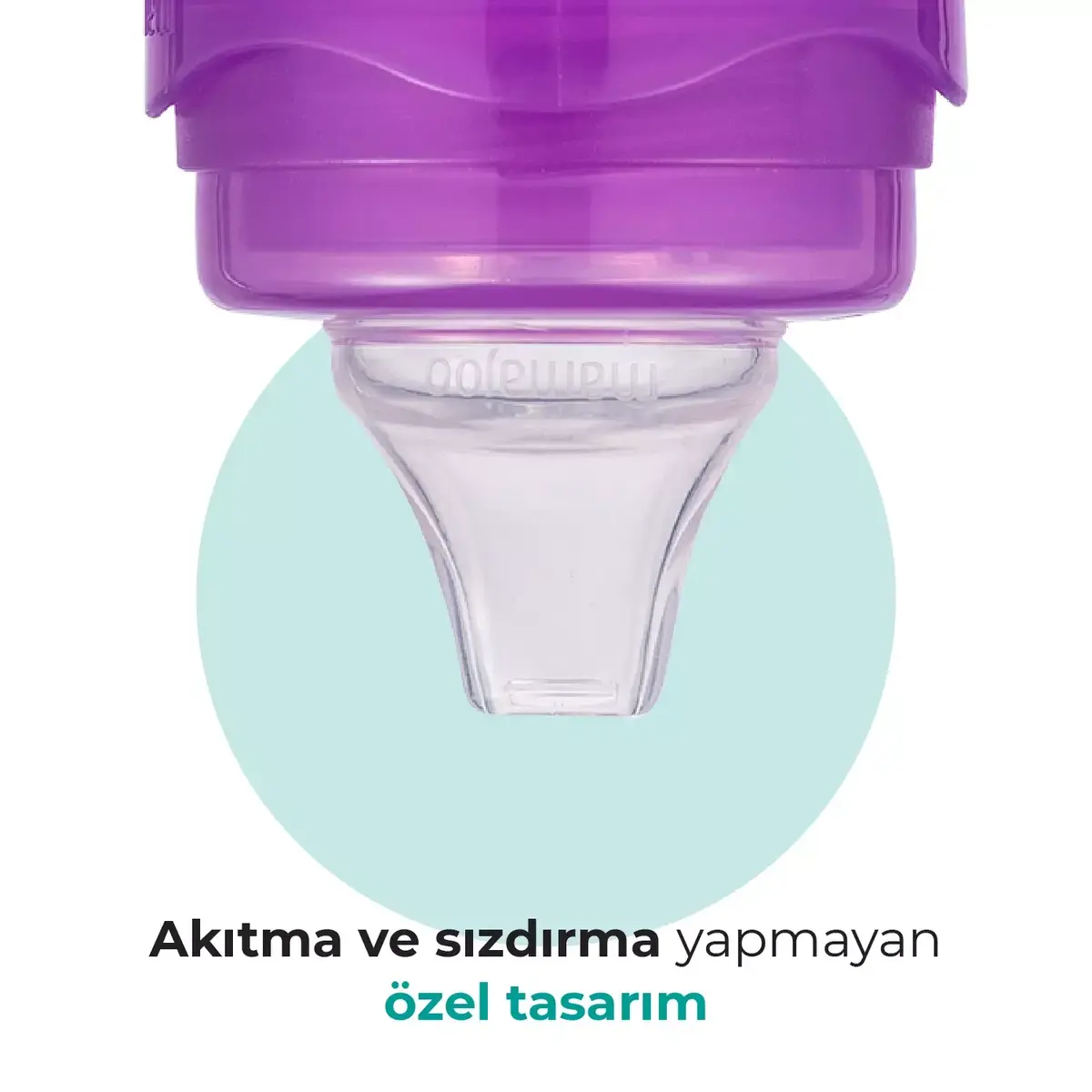 Mamajoo Kulplu Eğitici Bardak 160 ml Mor