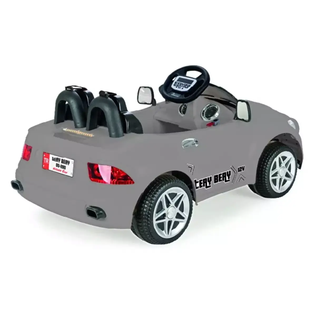 Pilsan Tery Bery 12V Akülü Araba Gri