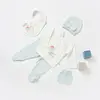 Bibaby Organik Hastane Çıkışı 5li Pretty Ears Bunny Mint - Ekru