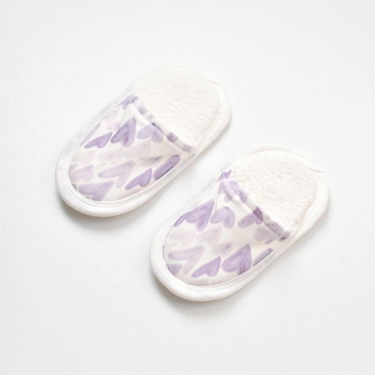 Bibaby Organik Havlu Takımı Love You Baby Yellow Lavender