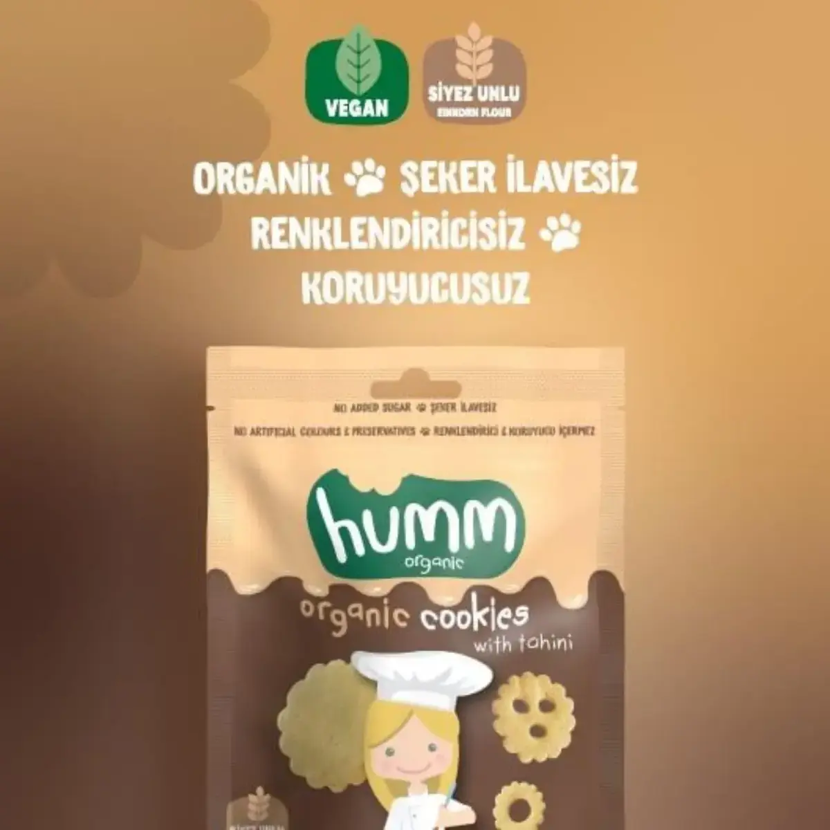 Humm Tahinli ve Pekmezli Vegan Kurabiye 55 gr