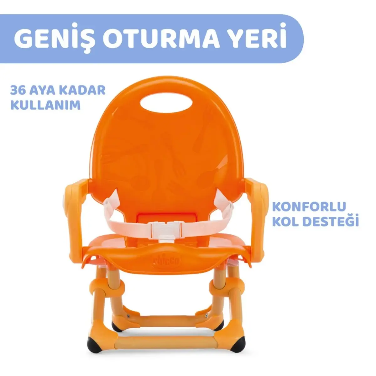 Chicco Pocket Snack Portatif Mama Sandalyesi Mandarina Chicco Pocket Snack Portatif Mama Sandalyesi Mandarina