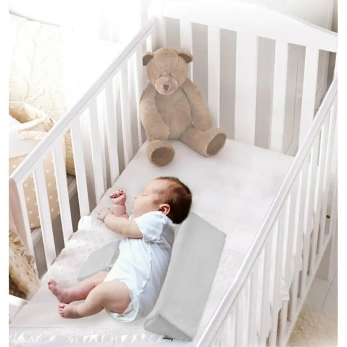 Babyjem Bebek Güvenli Uyku Yastığı Gri