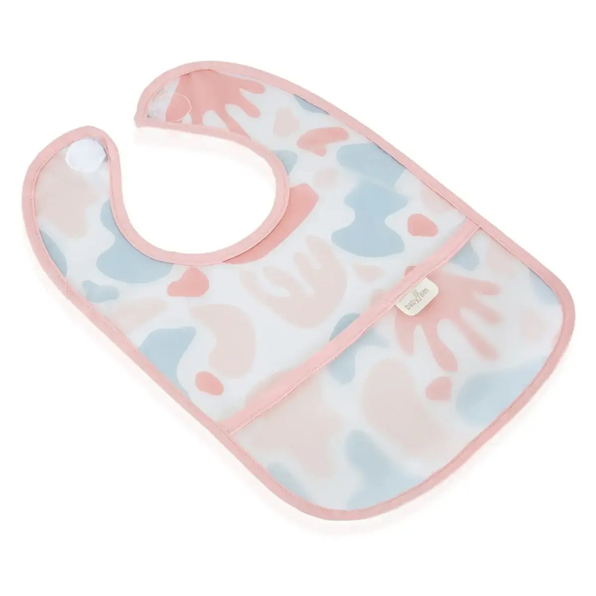 Babyjem Leke Tutmaz Önlük Pembe Puzzle