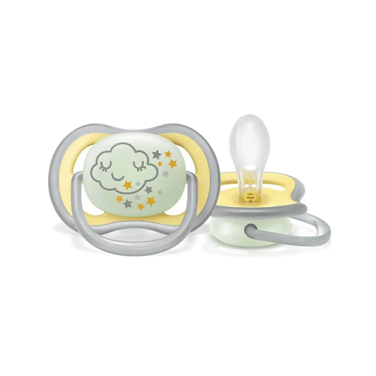 Philips Avent SCF376/01 Ultra Air Silikon Emzik 2li 18+ Ay Nighttime Desenli