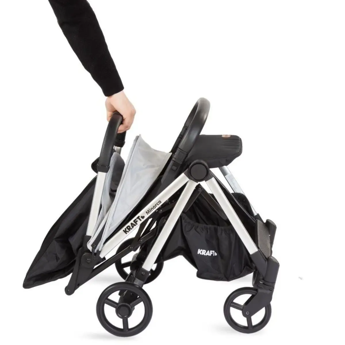 Kraft Minorca Bebek Arabası Black Melange