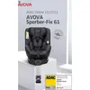 Avova Sperber-Fix 61 Oto Koltuğu 0-18 Kg Pearl Black